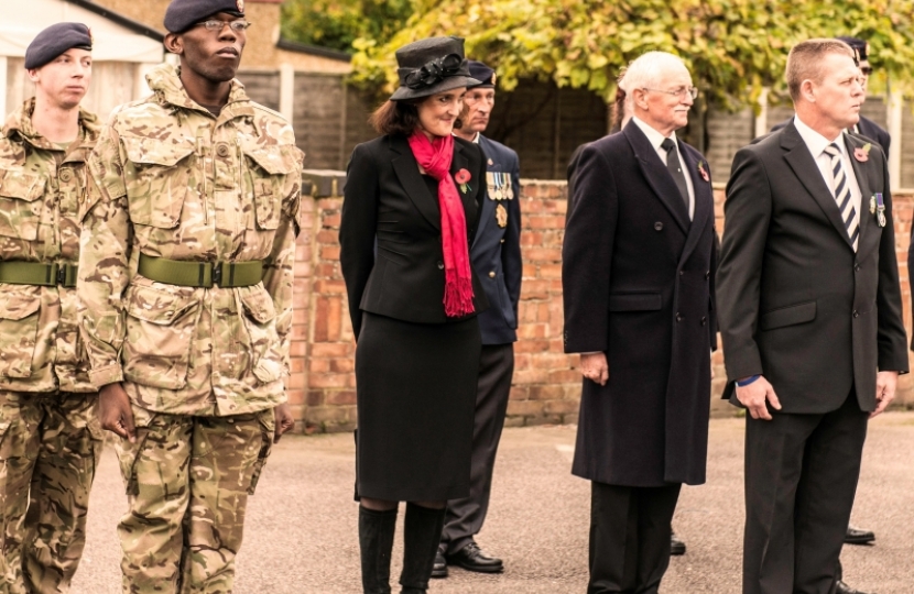 VILLIERS MARKS START OF THE 2014 POPPY APPEAL IN EAST BARNET 2